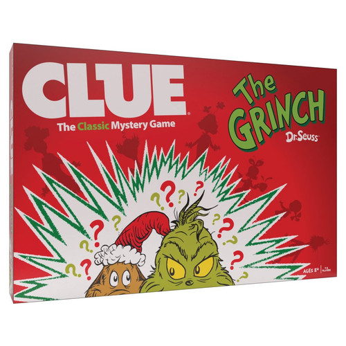 Board Games: Clue - Clue: Dr. Seuss The Grinch Board Games: Clue - Clue: Dr. Seuss The Grinch