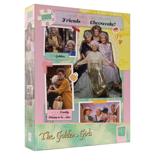 Puzzles: Puzzle: Golden Girls - Everythings Better With Friends and Cheesecake 1000pcs