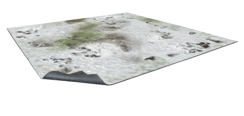 Terrain/Scenery: Battle Systems: Winter Snowscape Gaming Mat 3x3