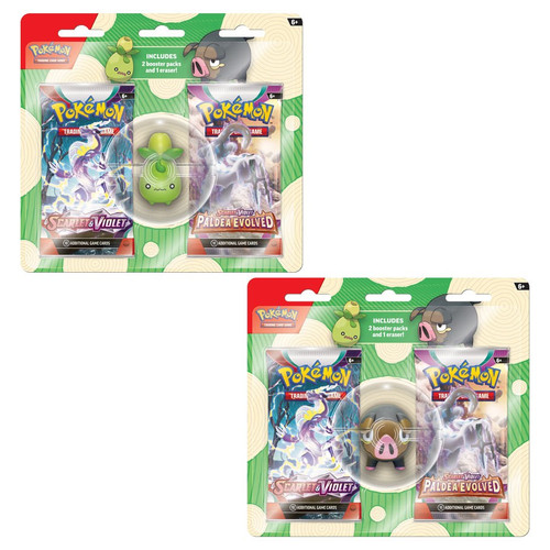 Pokemon TCG: Boosters and Booster Boxes - Pokemon: Back to School - Eraser Blister (2023) (Smoliv/Lechonk)