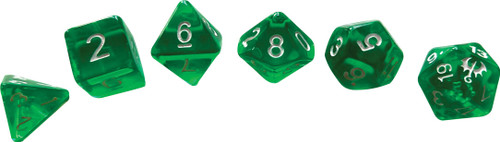 Dice and Gaming Accessories Polyhedral RPG Sets: Yellow and Green - Dragonbane RPG: Dice Set