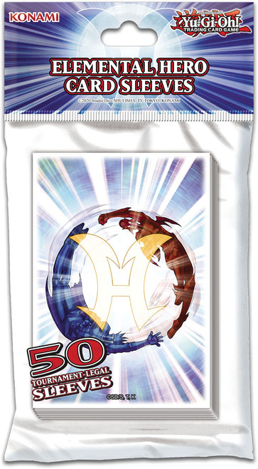 Card Sleeves: Yu-Gi-Oh TCG: Elemental Hero Sleeves Pack (50)