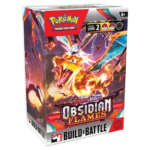 Pokemon TCG: Boosters and Booster Boxes - Scarlet & Violet 03 - Obsidian Flames: Build & Battle Box