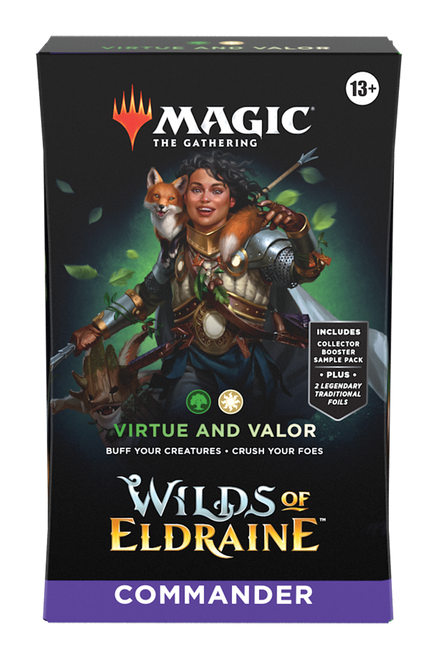 Magic The Gathering Sealed: Wilds of Eldraine - WOE Commander Deck - Virtue and Valor (WG)