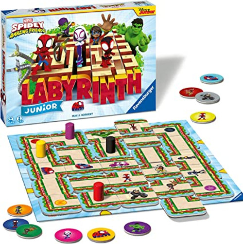 Children's Games: Labyrinth Jr.: Spidey and His Amazing Friends 