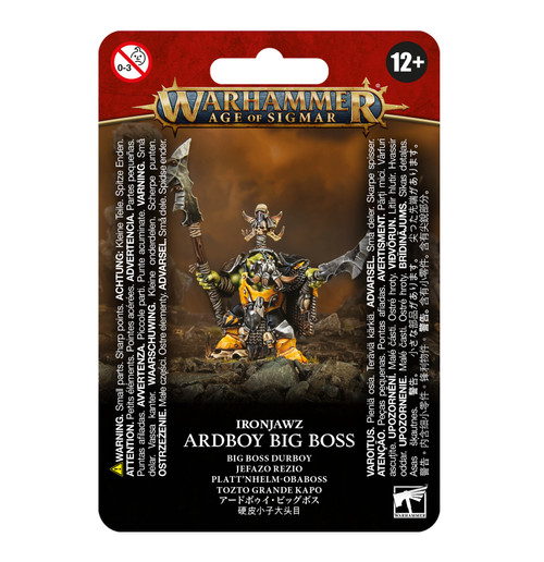 Warhammer: Age of Sigmar: Grand Alliance: Destruction - Orruk Warclans Ardboy Big Boss (89-57)