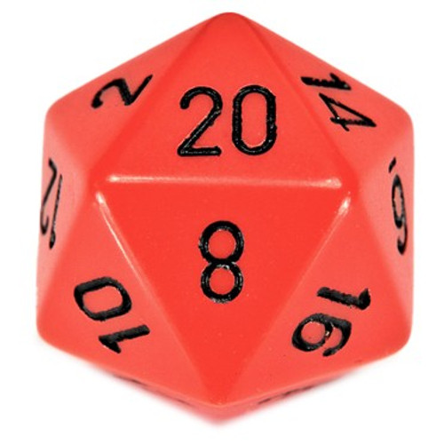 Dice and Gaming Accessories Polyhedral RPG Sets: d20Single34mmOP ORbk