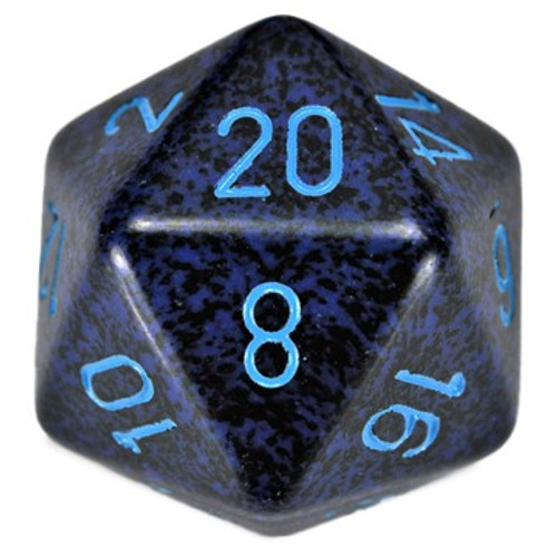 Dice and Gaming Accessories Polyhedral RPG Sets: d20Single34mmSP Cobalt