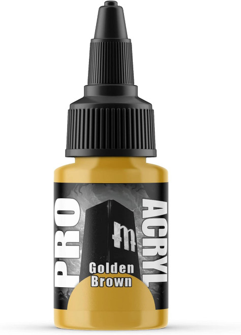 Paint: Pro Acryl: Golden Brown (22ml)