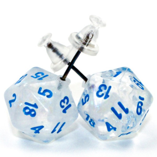 Borealis Icicle Mini d20 Stud Earrings