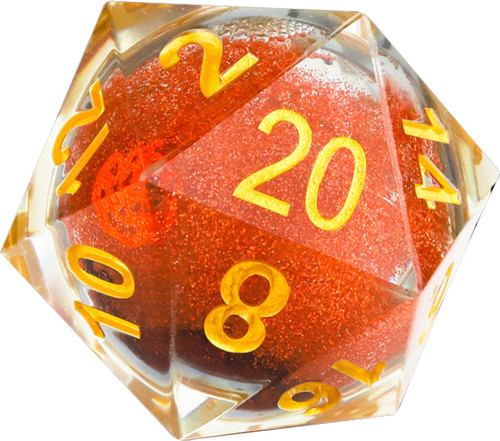 Dice and Gaming Accessories 54mm D20: Snow Globe - Halloween 