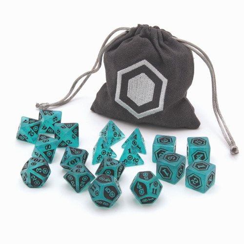 Dice and Gaming Accessories Polyhedral RPG Sets: Force Damage (18)