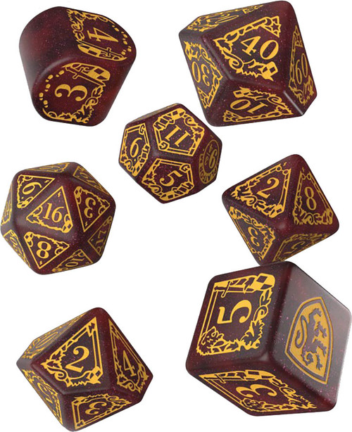 Dice and Gaming Accessories Q-Workshop: Harry Potter Dice: Gryffindor Red Set