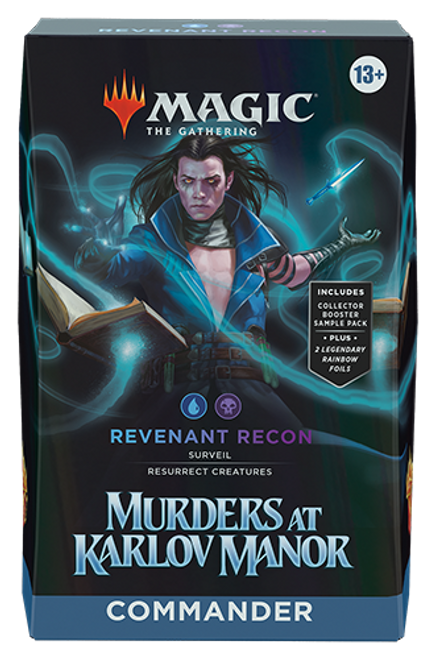 Magic The Gathering Sealed: Murders at Karlov Manor - MKM Commander Deck - Revenant Recon (UB)