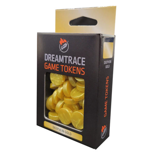 Dice and Gaming Accessories Other Gaming Accessories: DreamTrace Gaming Tokens: Deepvein Gold