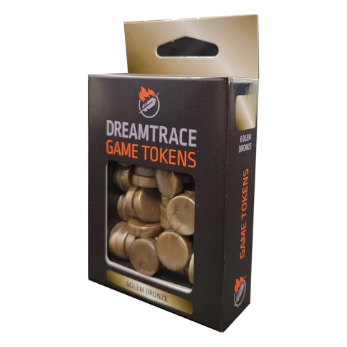 Dice and Gaming Accessories Other Gaming Accessories: DreamTrace Gaming Tokens: Golem Bronze