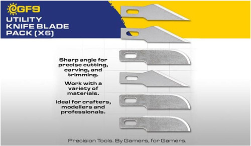 GF9 Utility Knife Blade Pack (6)