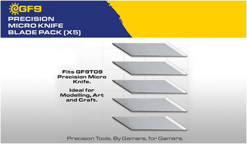 GF9 Precision Micro Knife Blade Pack (5)