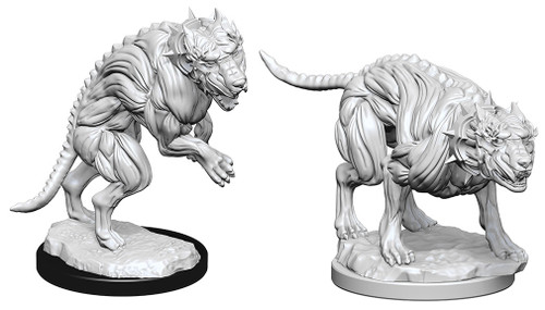 RPG Miniatures: Monsters and Enemies - Deep Cuts Unpainted Minis: Hell Hounds