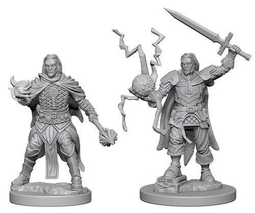 RPG Miniatures: Adventurers - Deep Cuts Unpainted Minis: Human Male Cleric