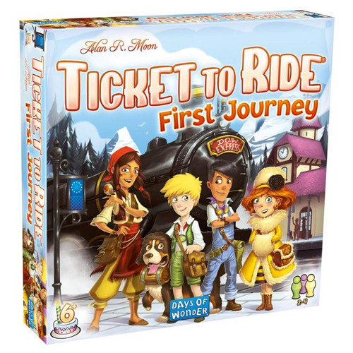 Board Games: Ticket to Ride - Ticket to Ride: First Journey - Europe