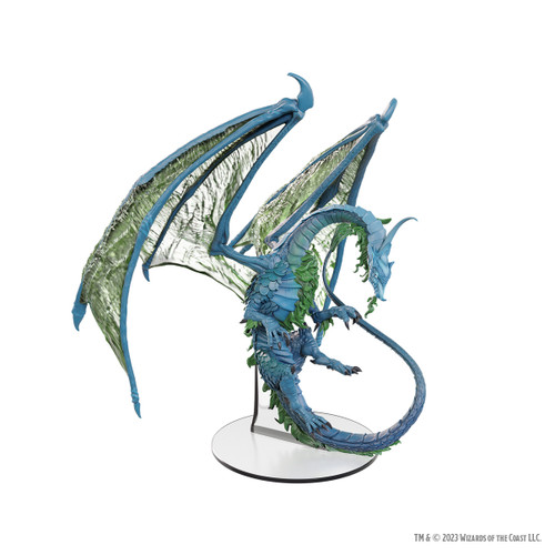 RPG Miniatures: Monsters and Enemies - Adult Moonstone Dragon - Premium Figure