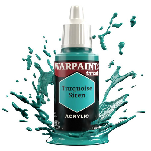 Paint: Army Painter - Warpaints Fanatic: Turquoise Siren (18ml)