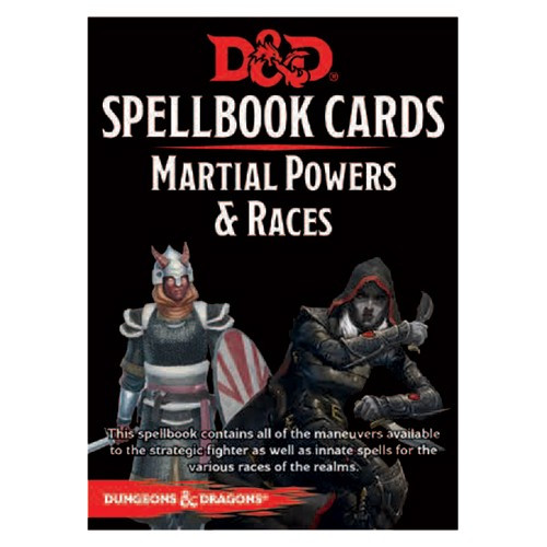 Dungeons & Dragons: Player Support - D&D 5th Edition: Spellbook Cards - Martial & Races Deck