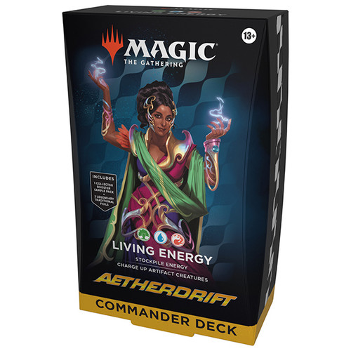 Magic The Gathering Sealed: Aetherdrift - DFT Commander Deck - Living Energy (GUR)