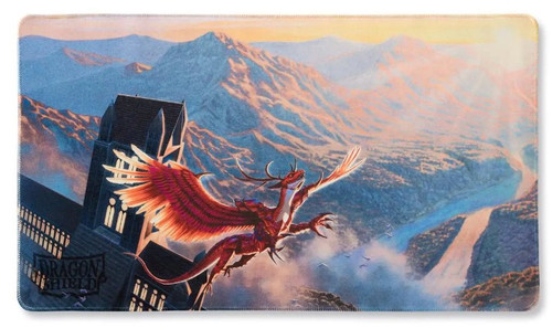 Playmats: Other Printed Playmats - Dragon Shield: Playmat - Logi, Royal Knight (Matte Crimson)