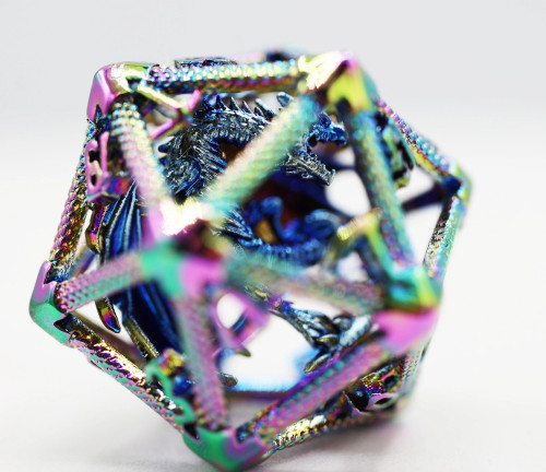 Dice and Gaming Accessories Hollow Dragon Keep: Mystic - Metal D20