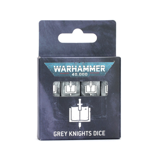 (Preorder) Dice and Gaming Accessories Game-Specific Dice Sets: Grey Knights Dice (10th Ed) (57-15)