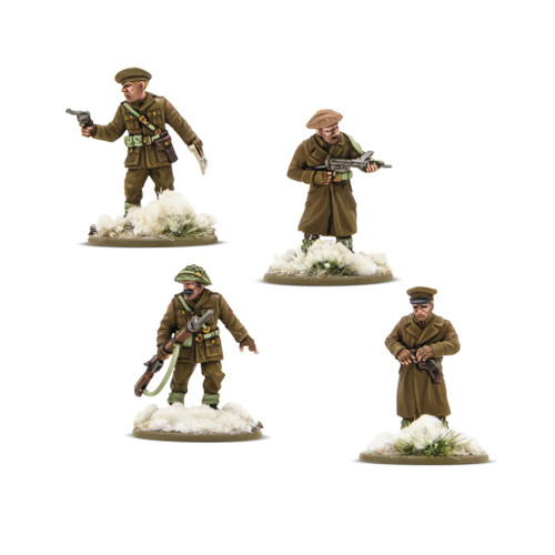 Bolt Action: Great Britain - British & Canadian Infantry (Winter) Platoon Commanders