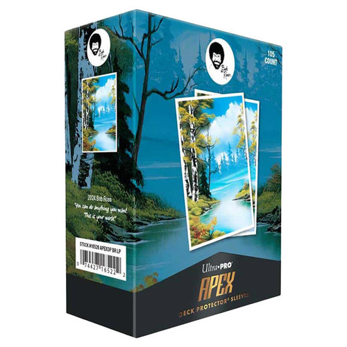 Card Sleeves: Other Printed Sleeves - Lakeside Path - Bob Ross Apex Sleeves (105)