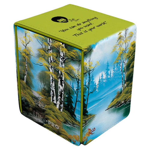 Deck Boxes: Premium Single Dboxes - Lakeside Path - Bob Ross Alcove Flip Deck Box