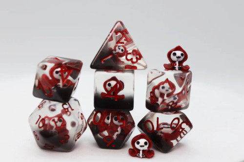 Dice and Gaming Accessories Polyhedral RPG Sets: Stuff-Inside - Red Reaper (7)