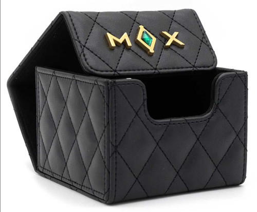 Deck Boxes: Premium Single Dboxes - Mox Deck Box: Black