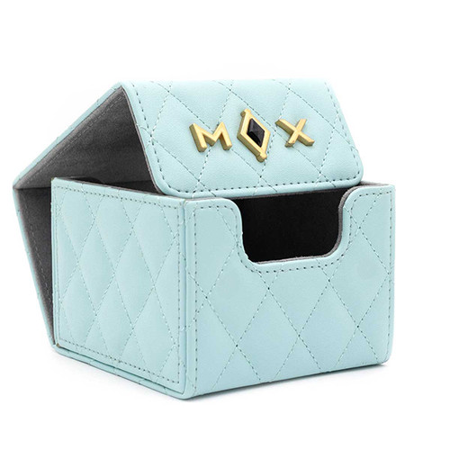 Deck Boxes: Premium Single Dboxes - Mox Deck Box: Blue