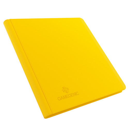 Card Binders & Pages: Yellow Zip-Up Album 24-Pocket