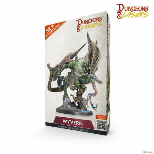 RPG Miniatures: Monsters and Enemies - Dungeons & Lasers: Dragons - Wyvern RPG Miniatures: Monsters and Enemies - Dungeons & Lasers: Dragons - Wyvern