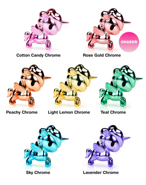 Blind Box: Unicorno Lite Liquid Chrome Blind 2" Box