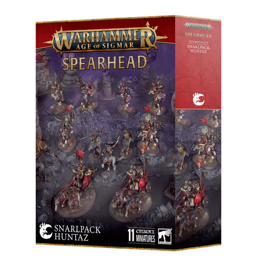 (Preorder) Warhammer: Age of Sigmar: Grand Alliance: Destruction - Gloomspite Gitz Spearhead: Snarlpack Huntaz (70-894) (Preorder) Warhammer: Age of Sigmar: Grand Alliance: Destruction - Gloomspite Gitz Spearhead: Snarlpack Huntaz (70-894)
