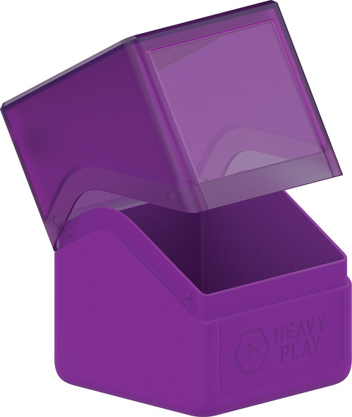 Deck Boxes: Simple Deck Boxes - Bard Purple RFG Deckbox 100DS