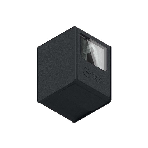 Deck Boxes: Premium Single Dboxes - Warlock Black RFG Deckbox Max 100DS