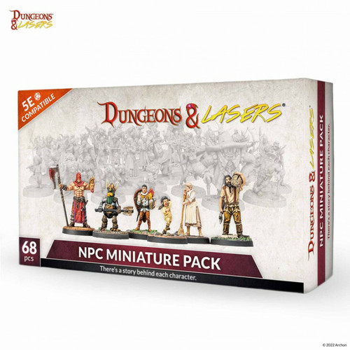 RPG Miniatures: Miniature Sets - Dungeons & Lasers: NPC Miniature Pack