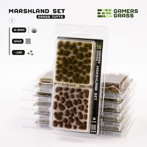 Basing Material and Textures: Gamers Grass Tufts: Marshland Set