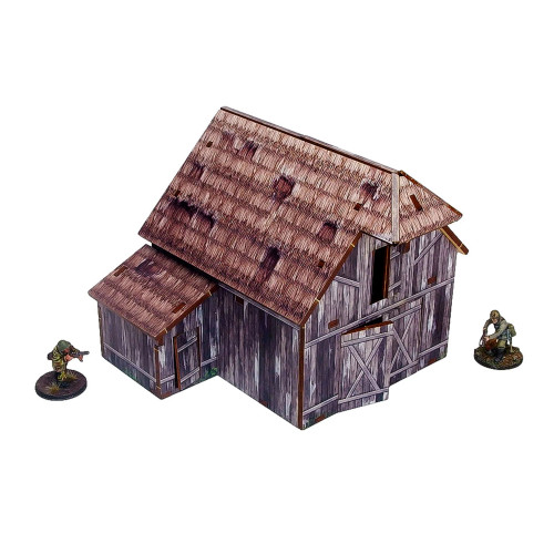 Bolt Action: WW2 Ostfront Village Barn (Painted)