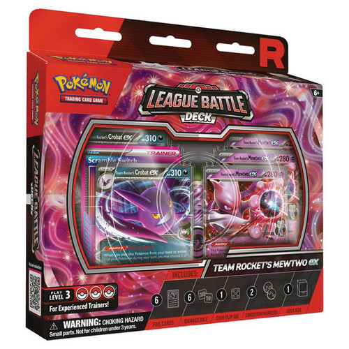 (Preorder) Pokemon TCG: Decks and Starters - Team Rocket's Mewtwo ex League Battle Deck