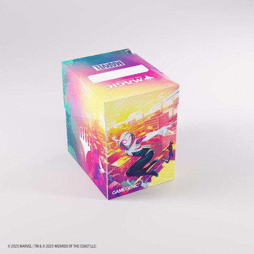 Deck Boxes: Premium Single Dboxes - Spider-Man/Spider-Gwen - SPM Soft Crate 80+ Deck Box