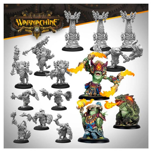 Warmachine: Fire Tongue Warriors Command Cadre